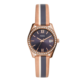 Horlogeband Fossil ES4594 Leder Multicolor 16mm